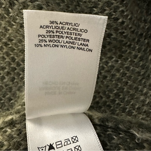 Lucky Brand wool blend camo cardigan sweater Small - Picture 11 of 12